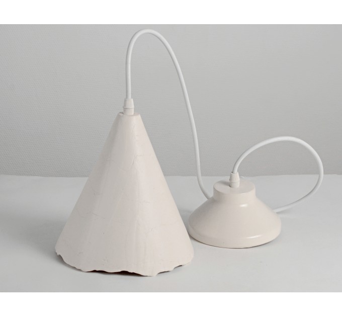 Handmade ceramic pendant lamp for modern and rustic Interiors