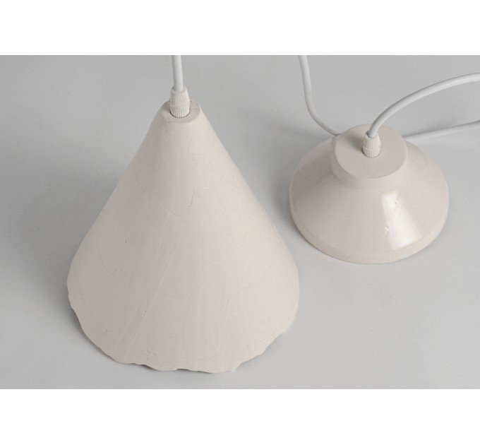 Handmade ceramic pendant lamp for modern and rustic Interiors
