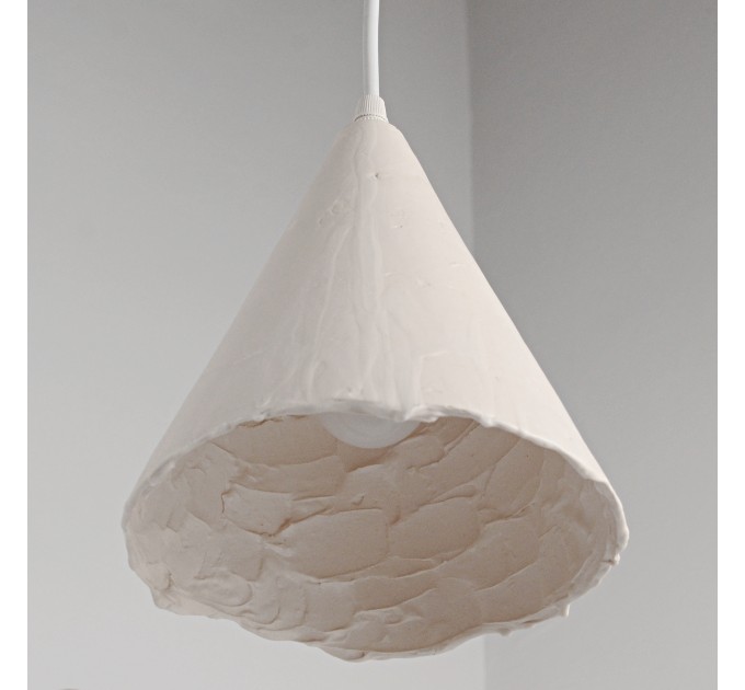 Handmade ceramic pendant lamp for modern and rustic Interiors
