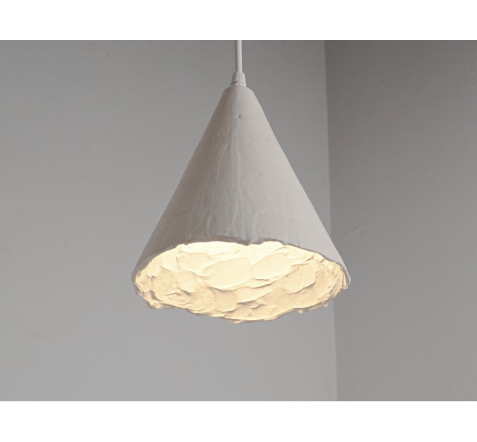 Handmade ceramic pendant lamp for modern and rustic Interiors