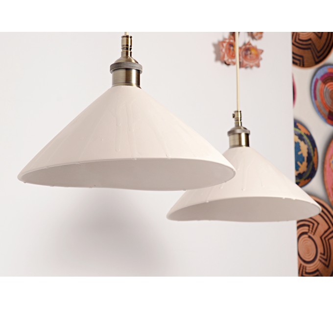 Handmade organic pendant lamp Modern rustic kitchen light