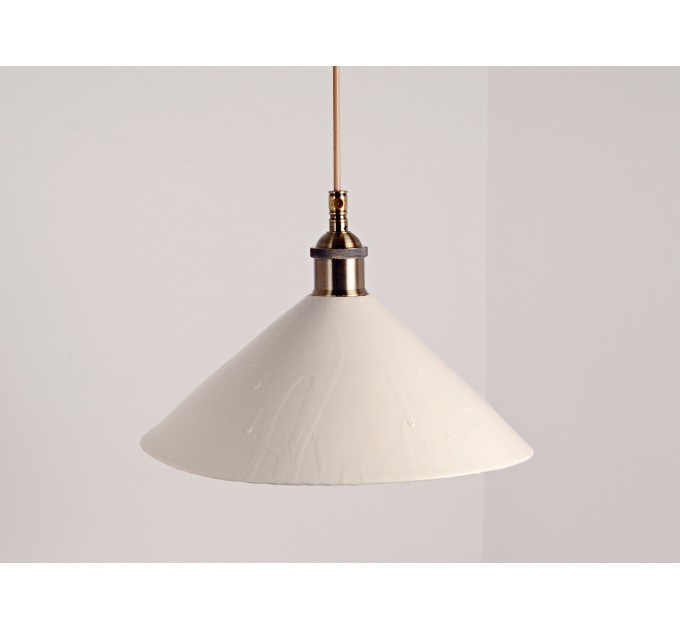 Handmade organic pendant lamp Modern rustic kitchen light