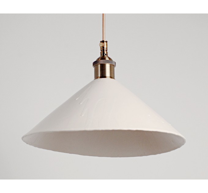 Handmade organic pendant lamp Modern rustic kitchen light