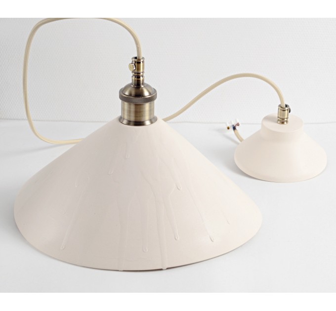 Handmade organic pendant lamp Modern rustic kitchen light