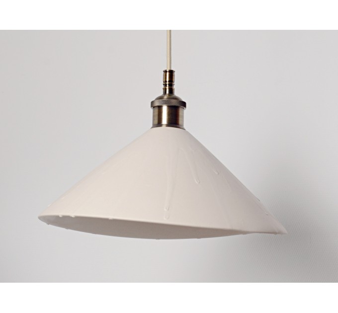 Handmade organic pendant lamp Modern rustic kitchen light