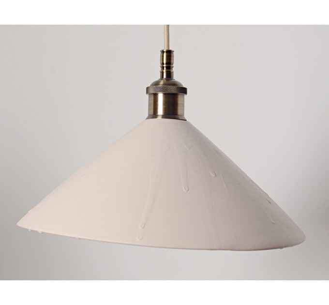 Handmade organic pendant lamp Modern rustic kitchen light