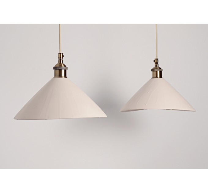 Handmade organic pendant lamp Modern rustic kitchen light