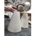 Ceramic sconce Wall mount lamp Modern organic light fixture 