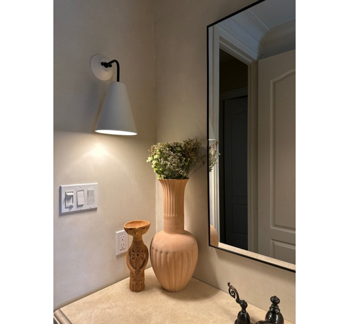 Ceramic sconce Wall mount lamp Modern organic light fixture 
