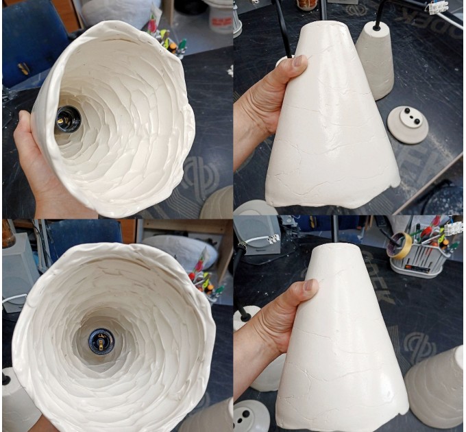 Ceramic sconce Wall mount lamp Modern organic light fixture 