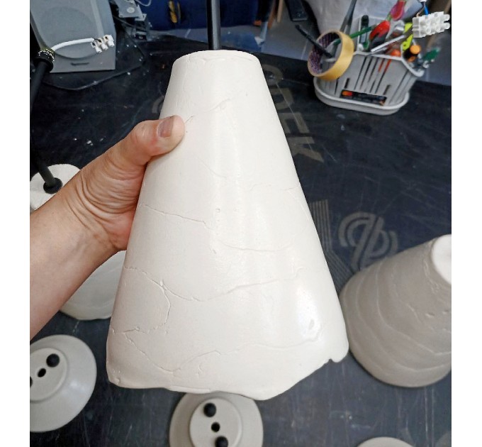 Ceramic sconce Wall mount lamp Modern organic light fixture 
