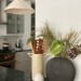 Handmade ceramic pendant lamp for modern and rustic Interiors