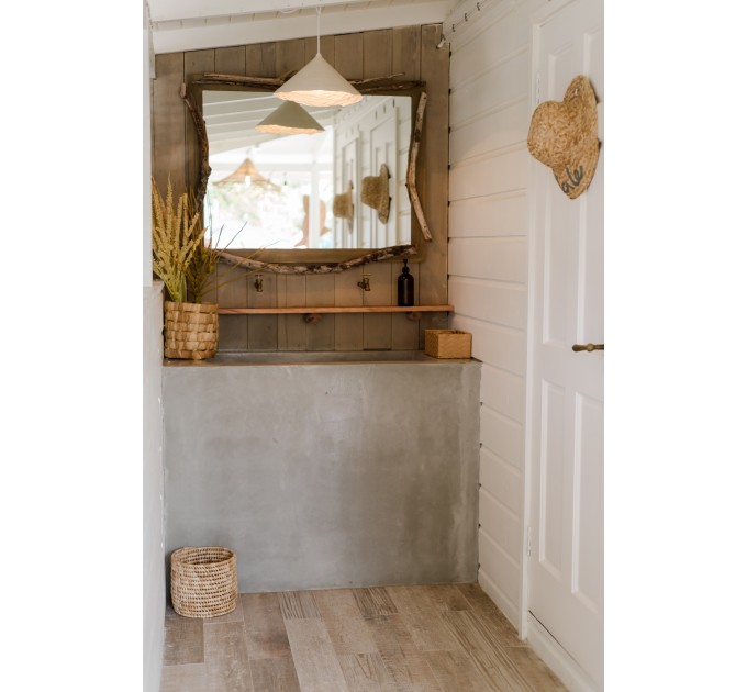 Handmade ceramic pendant lamp for modern and rustic Interiors